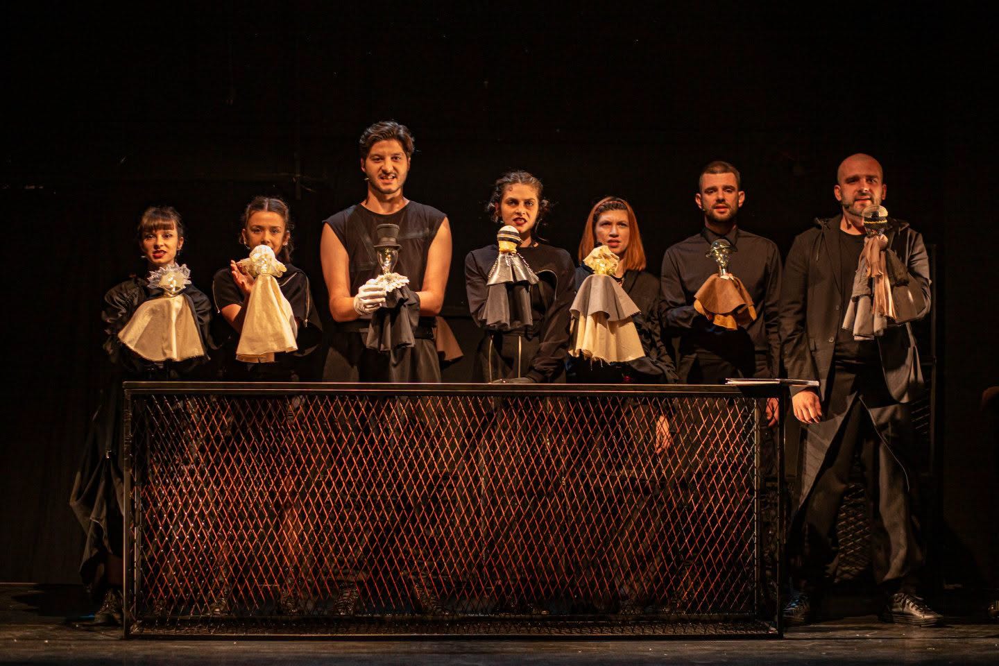 Ensemble with puppets